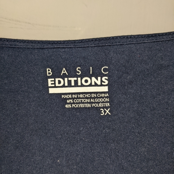 Basic Editions 3X tops - Picture 4 of 13